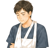 骨折・脱臼・捻挫のイラスト